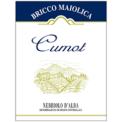 Cumot 2019, Bricco Maiolica, Nebbiolo dAlba Superiore, Piemonte