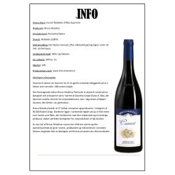 Cumot 2019, Bricco Maiolica, Nebbiolo dAlba Superiore, Piemonte