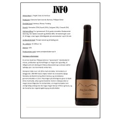 Saint Jean du Barroux, Philippe Gimel, Cotes du Ventoux, Argile 2018