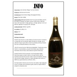 Cote de Nuits Villages "les Croix Violettes" 2018, Domaine Fournier, Bourgogne