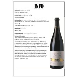 Sabarotte Cornas 2011, Domaine Courbis, Rhone